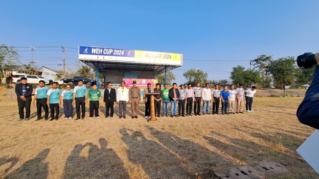 ร่วมพิธีเปิดกีฬาสานสัมพันธ์ ส่วนราชการอำเภอเทพารักษ์