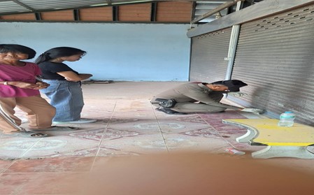 ตรวจที่เกิดเหตุ