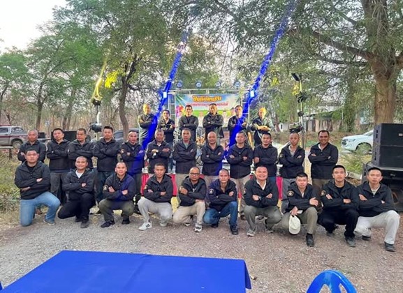 ร่วมงานเลี้ยงต้อนรับนายตำรวจ สภ.เทพารักษ์