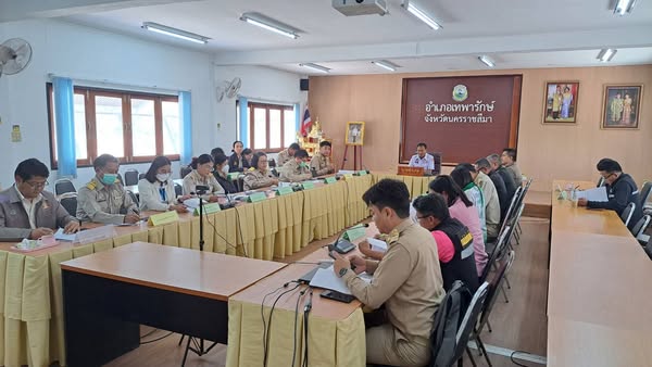 ผกก.ฯ ร่วมประชุมหน.ส่วนราชการ