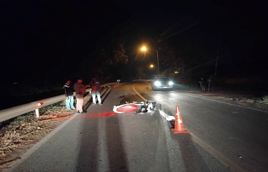 เหตุ จยย.ล้มเอง