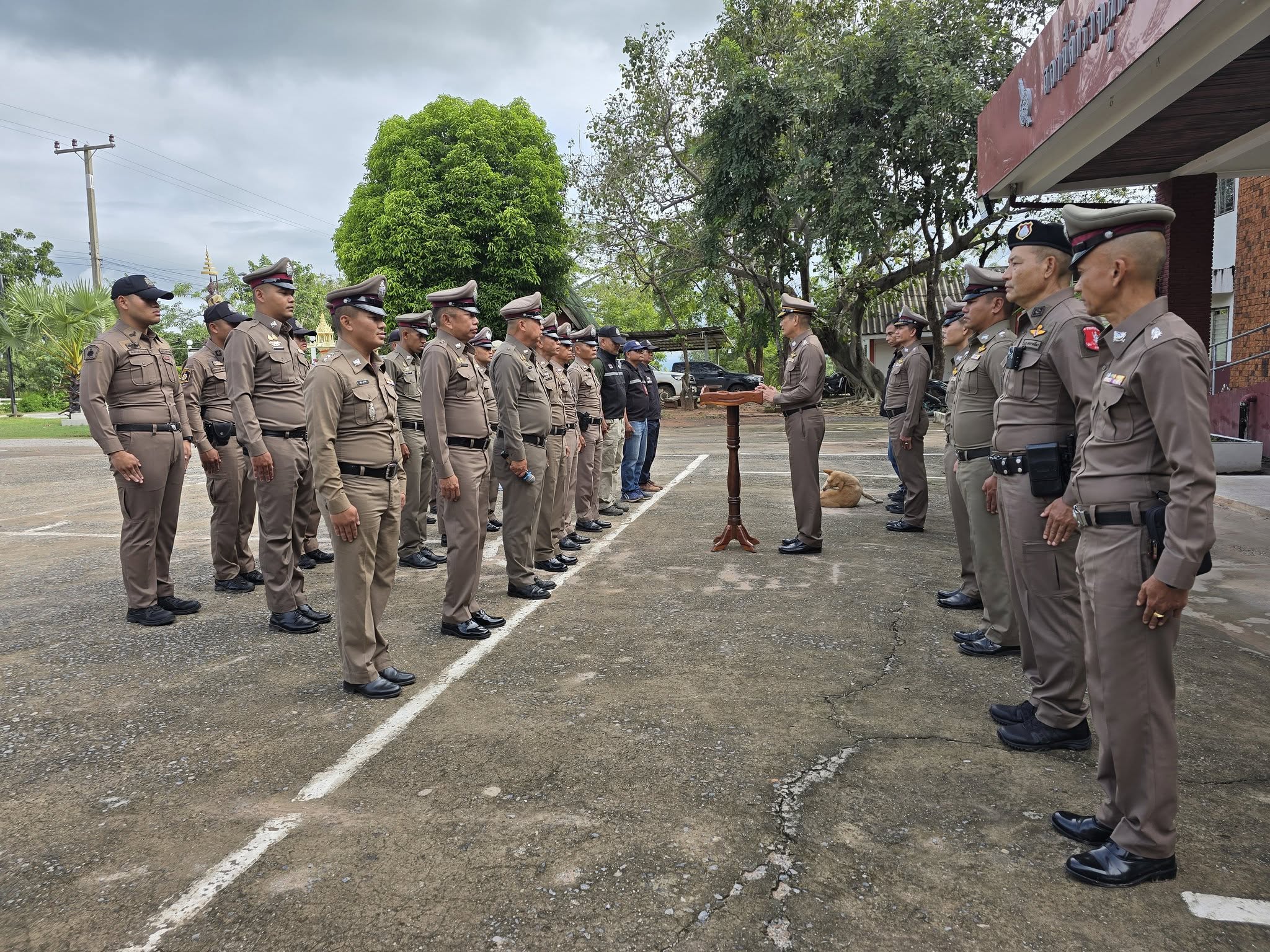 “ผู้บังคับบัญชาตรวจเยี่ยม”