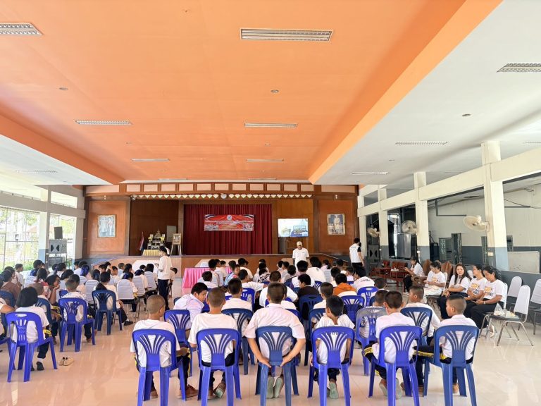 บรรยายโครงการวันต่อต้านยาเสพติด ประจำปี 2569